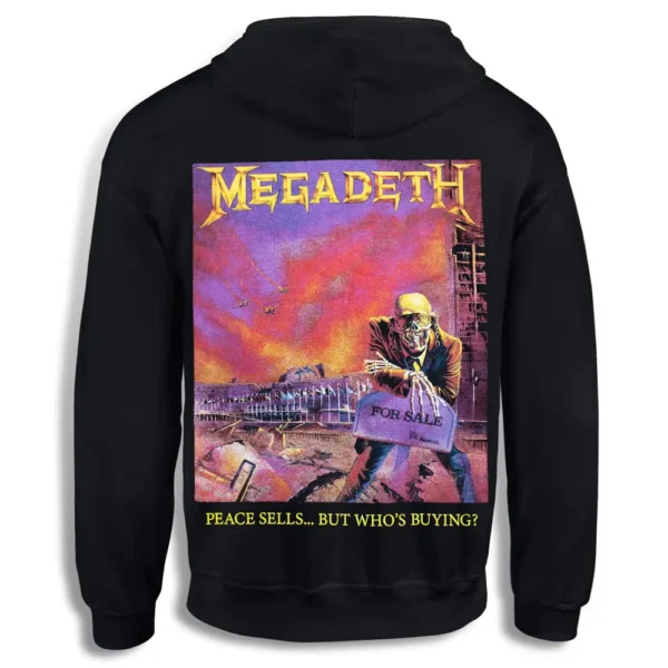 Толстовка на змійці MEGADETH Peace Sell's...But Who's Buying?