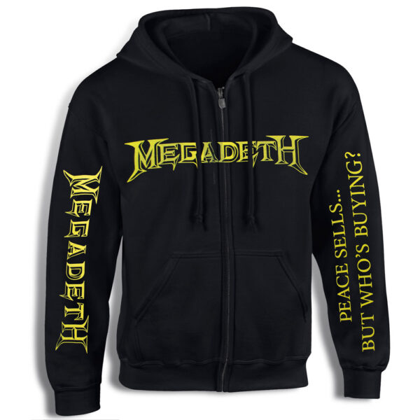 Толстовка на змійці MEGADETH Peace Sell's...But Who's Buying?