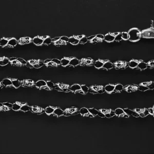 Ланцюг ЧЕРЕПА дрібні CH-001